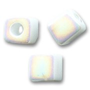 Cubes Miyuki 4 mm SB4-471 - Opaque White AB x10g