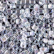 Cubes Miyuki 3 mm SB3-250 - Crystal AB x10g