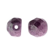 Perles Cabochons Facettés 6 mm Opaque Luster Amethyst x25