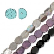 20 Perles Facettes De Bohême 8 Mm – Couleur Améthyste Or Opaque, Site Français