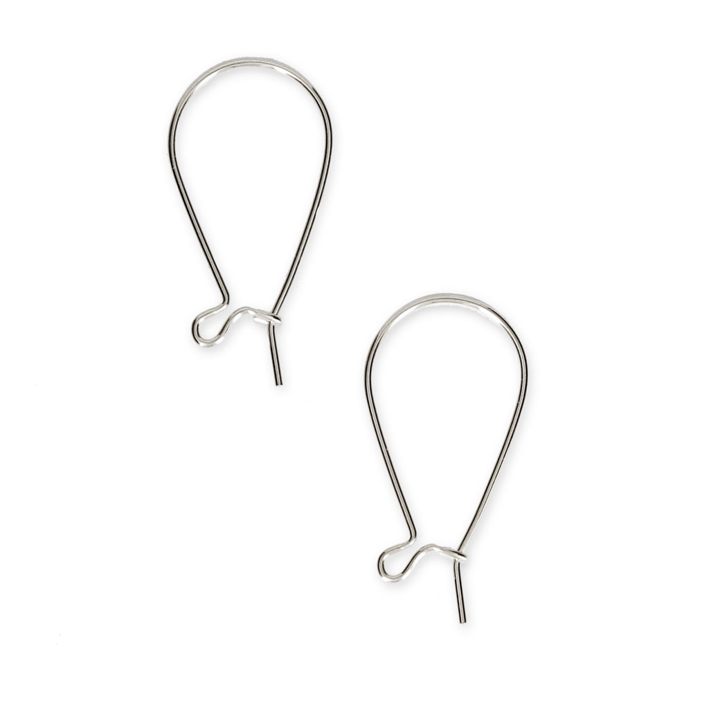 Acier inox: 10 crochets dormeuses américaine pour boucle d'oreille 25