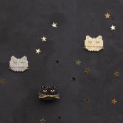 Base pour réaliser un Pin's - 10 mm doré à l'or fin x1