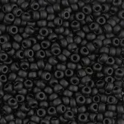 Rocaille Miyuki 11/0 401F - Black Mat paquet de 100g