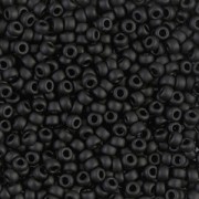 Rocaille Miyuki 11/0 401F - Black Mat x100g