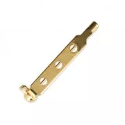 Support de broche 33 mm doré à l'or fin x1