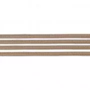 Fil élastique uni pour création DIY 1.3 mm Beige x 1 m