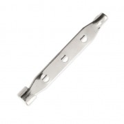 Support de broche 38 mm Placage Argent fin x1