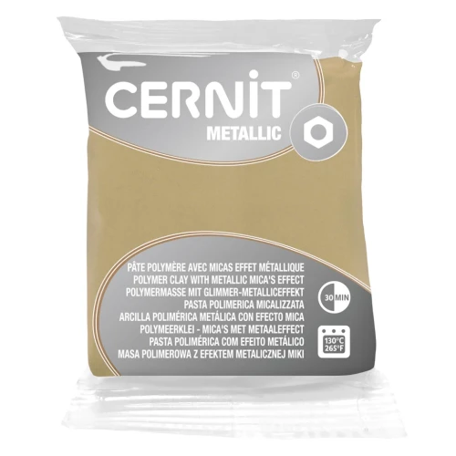Pâte Cernit Metallic Champagne 56gr (n°045)