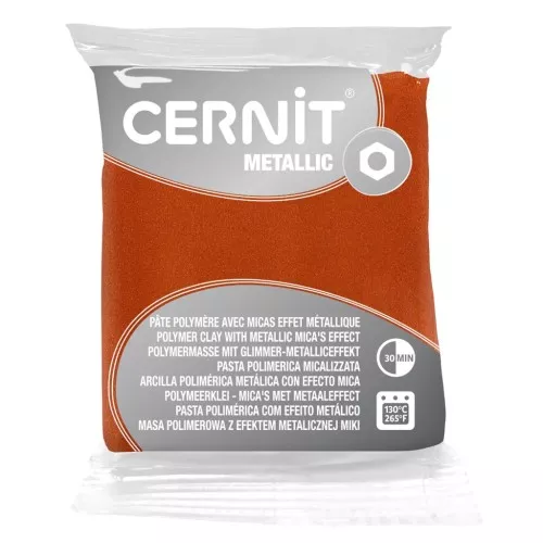 Pâte Cernit Metallic Rouille 56gr (n°775)