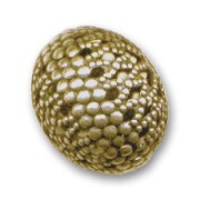 Boule filigranée 20x17 mm Gold bronze