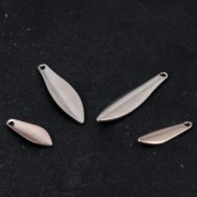 Sequins gouttes marquise 11 mm doré rose x6