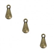 Breloques gouttes 7 mm - Bronze x20|raw }}