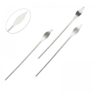 Clous têtes lances 36x0.7 mm Placage Argent fin x10