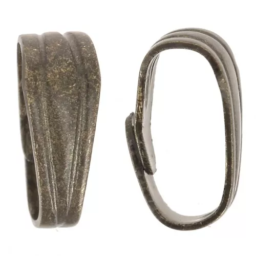 Attaches pendentif 6 mm bronze x20