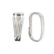 Attaches pendentif 6 mm Placage Argent fin x20|raw }}