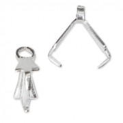 Bélières 8 mm Placage Argent fin x10|raw }}