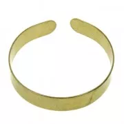 Bracelet en laiton brut 10x150 mm à décorer x1