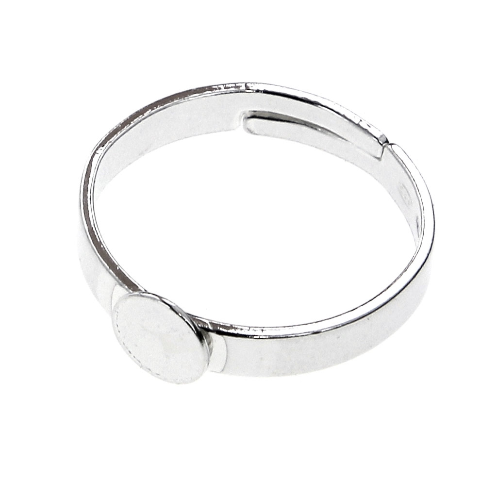 Bague Argent Sterling 925 Réglable Avec Quartz Citron - Pierre Marquise Jaune, Taille Ajustable