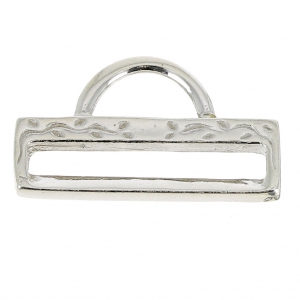 Passant Bag Charm tissage de perles rocailles & Miyuki 18 mm en Argent 925 x1