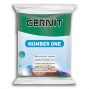 Pâte Cernit Number One Opaque - Vert Emeraude (n°620) x56gr