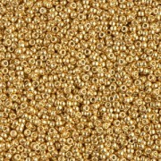 Rocaille Miyuki Duracoat 15/0 4202 - Galvanized Gold x100g