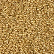 Rocaille Miyuki Duracoat 15/0 4202 - Galvanized Gold x100g