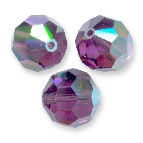 Perle ronde PureCrystal 5000 8 mm Amethyst AB x1