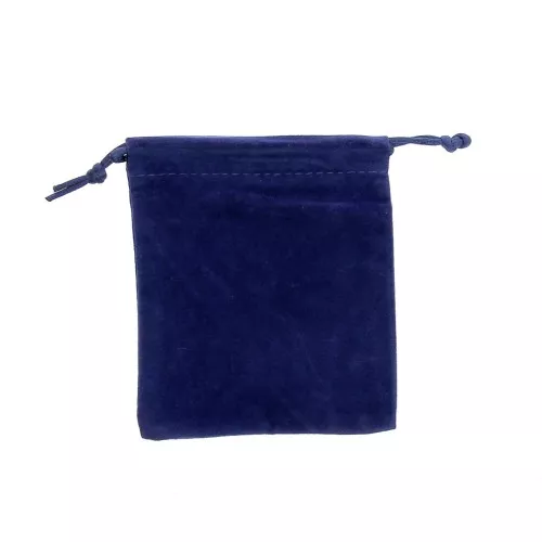 Pochon en velours pour bijoux 70x90 mm Sapphire x1