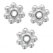 Intercalaires en laiton 5 mm Placage Argent fin x20