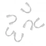 Protections pour fil cablé 0.46 mm Placage Argent fin x20