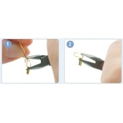 Connecteur double Quick Links 9.5x2.5 mm Placage Argent fin x42