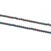 Perles Rondes Hematite 2 mm Purple Iris Mat x40 cm