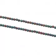 Perles Rondes Hematite 2 mm Purple Iris Mat x40 cm