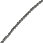 Perles Rondes Hematite 2 mm Jet Hematite Mat x38 cm|raw }}