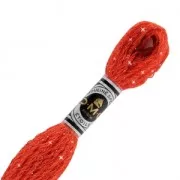 Fil à broder DMC Mouliné Etoile 617 Rouge (C666) x8m