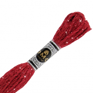 Fil à broder DMC Mouliné Etoile 617 Rouge Foncé (C816) x8m