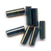 Perles rocailles Preciosa  tubes 6.5x2 mm Brown Iris x20g