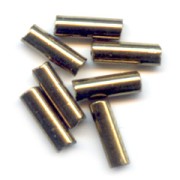 Perles rocailles Preciosa  tubes 6.5x2 mm Gold Bronze x20g