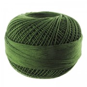 Fil de coton Lizbeth taille 80 Dark Leaf Green n°676 x168m|raw }}