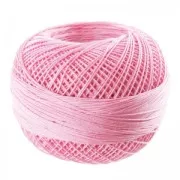 Fil de coton Lizbeth taille 80 Pink Med n°622 x168m