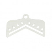 Embout pour tissage de perles Miyuki 11/0 exclu Perles & co 18mm éthnique Arg 925|raw }}