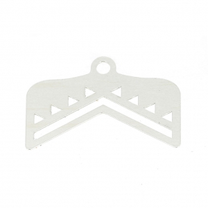 Embout pour tissage de perles Miyuki 11/0 exclu Perles & co 18mm éthnique Arg 925