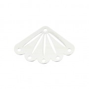 Intercalaire pour tissage de perles Miyuki 11/0 exclu Perles&co 14x20mm Argent 925|raw }}