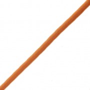 Fil élastique uni pour création DIY 2 mm Orange x 1 m