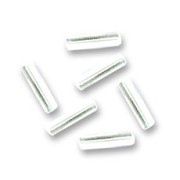 Perles rocailles Preciosa  tubes 4x1 mm Crystal Lustré x20g