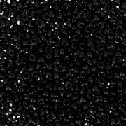 Perles rocailles Preciosa 15/0 - 1.5 mm Jet x20g