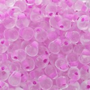 Mini-gouttes Miyuki 3.4 mm DPF23 - Hot Pink Lined Crystal x8g|raw }}