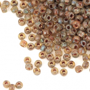 Rocailles Matubo 10/0 2.1 mm - Crystal Picasso x10g