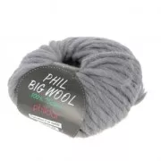 Laine Phil Big Wool - 100 % Naturel - Acier x100g