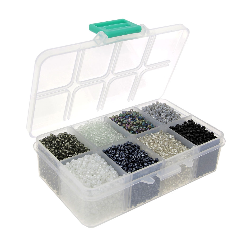 Perles Rocailles 2mm – Lot De 5g (environ 300 Pièces) – Couleur Au Choix